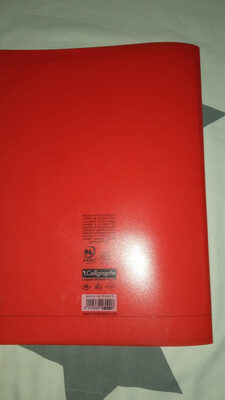 Cahier rouge Calligraphe Ligne 8000 polypro - Product - en