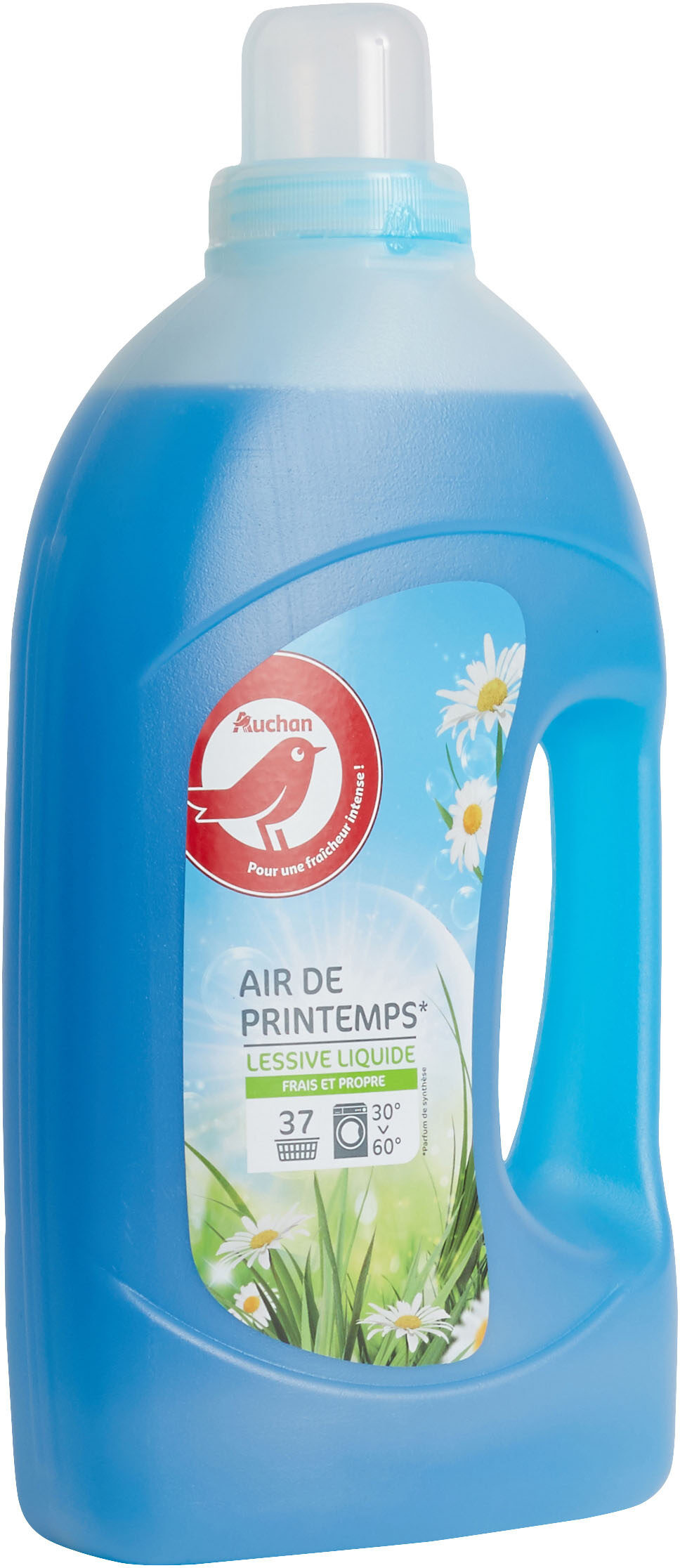 AUCHAN LESSIVE LIQUIDE FRESH et CLEAN AIR DE PRINTEMPS 37 DOSES 2L - Product - fr
