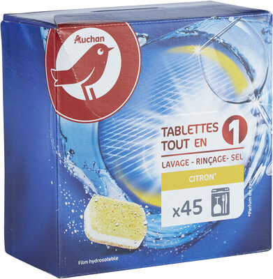Tablettes lave-vaisselle tout en un citron - Produit - fr