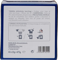 Tablettes anticalcaire lave - linge - Product - en