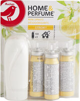 Auchan distributeur decoratif + mini sprays agrumes 3x15ml - Product - en