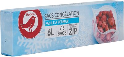 Sacs congélation fermeture double ZIP 6L - Product - en