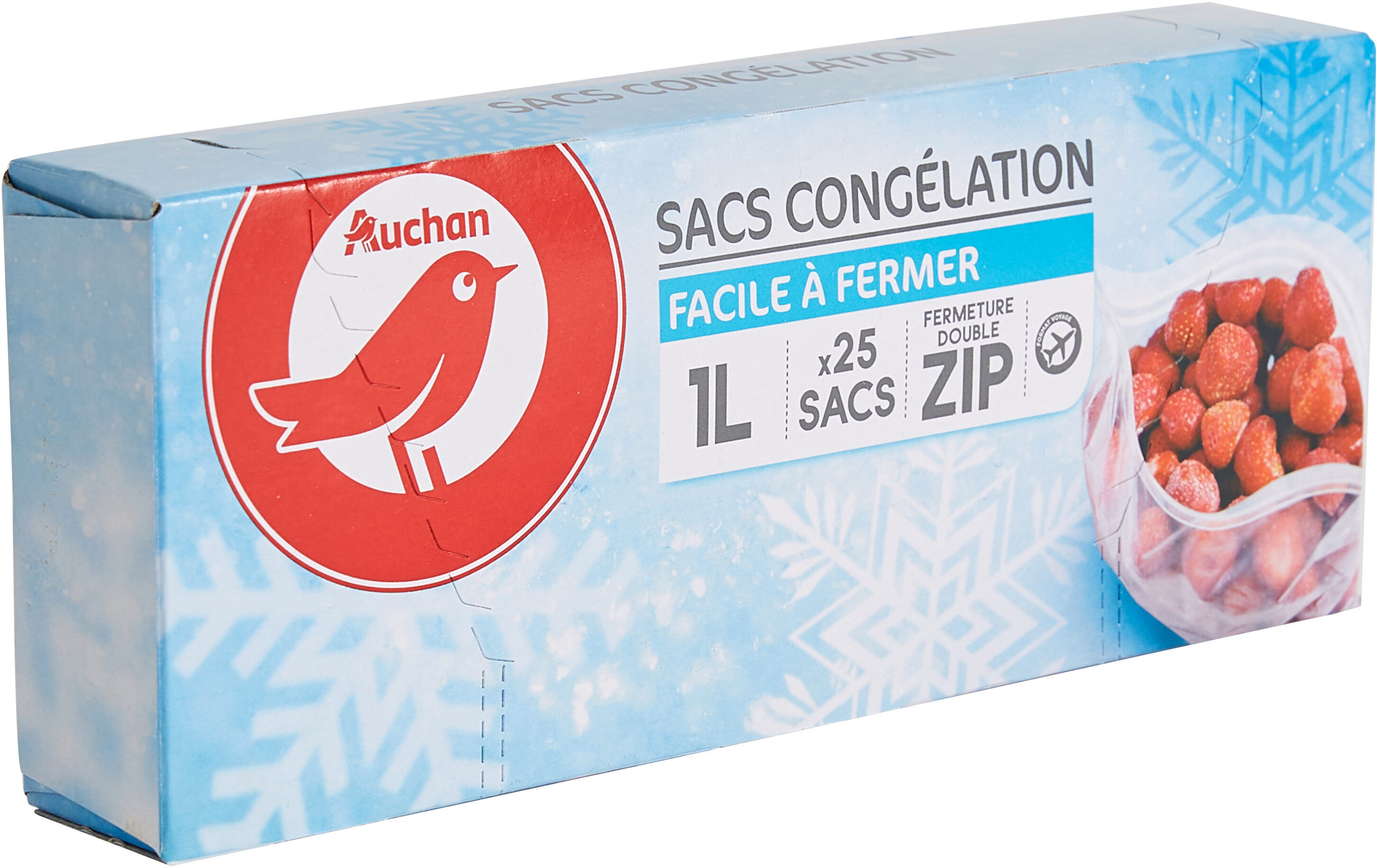 Sacs congélation fermeture double ZIP 1L - Produit - fr