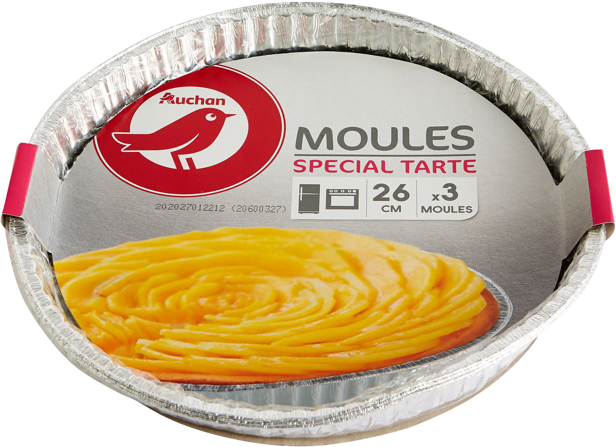 Moules à tarte en aluminium 26cm - Produit - fr