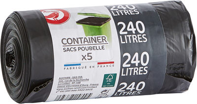Sacs poubelle container 240 litres - Product - fr