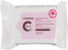 Cosmia - 25 lingettes démaquillantes - 3 en 1 100% coton sensitive - peaux sensibles - 143.6g - Product