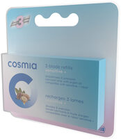 Cosmia w- recharges 3 lames - sensitive + - 23g - Produit - fr