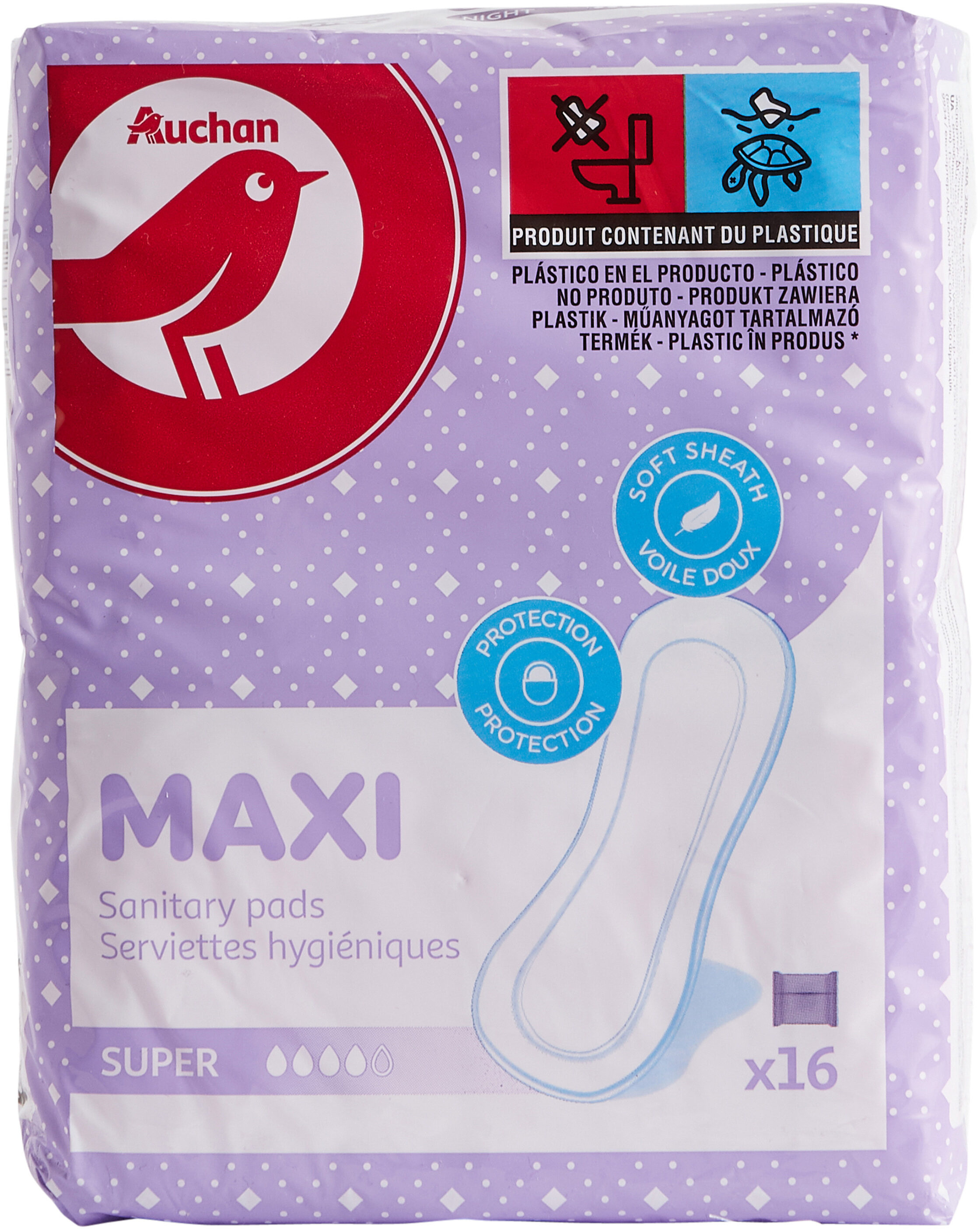 Serviettes hygiéniques Maxi Super x16 - Product - en
