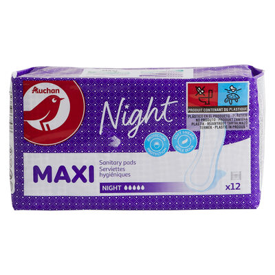 Serviettes hygiéniques Maxi Night x12 - 2