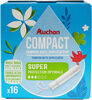 Tampon avec applicateur compact super x16 - Produit