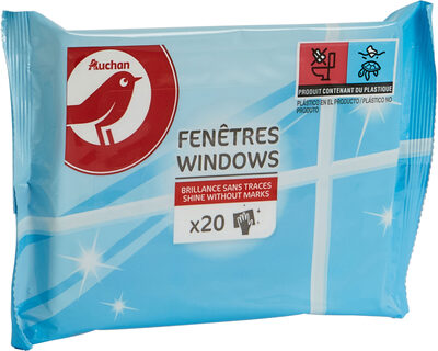 Lingettes nettoyantes vitres - Produit - fr