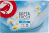 Auchan lingettes adoucissantes soft & fresh x18 - Product