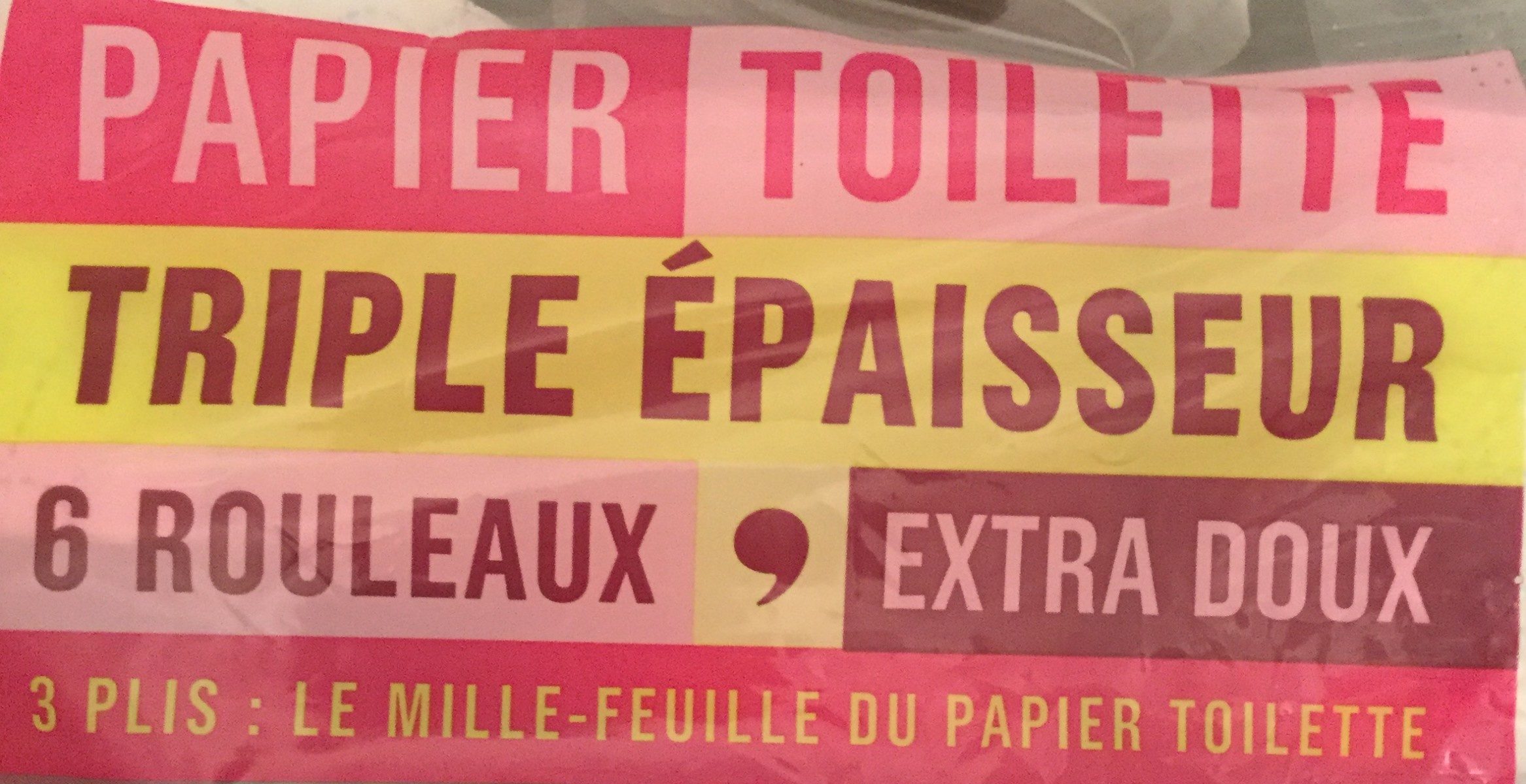 Papier toilette triple épaisseur - Ingredients - fr