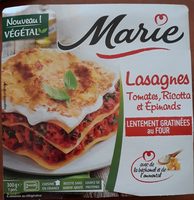 Lasagnes tomates, Ricotta et épinards - Product - fr