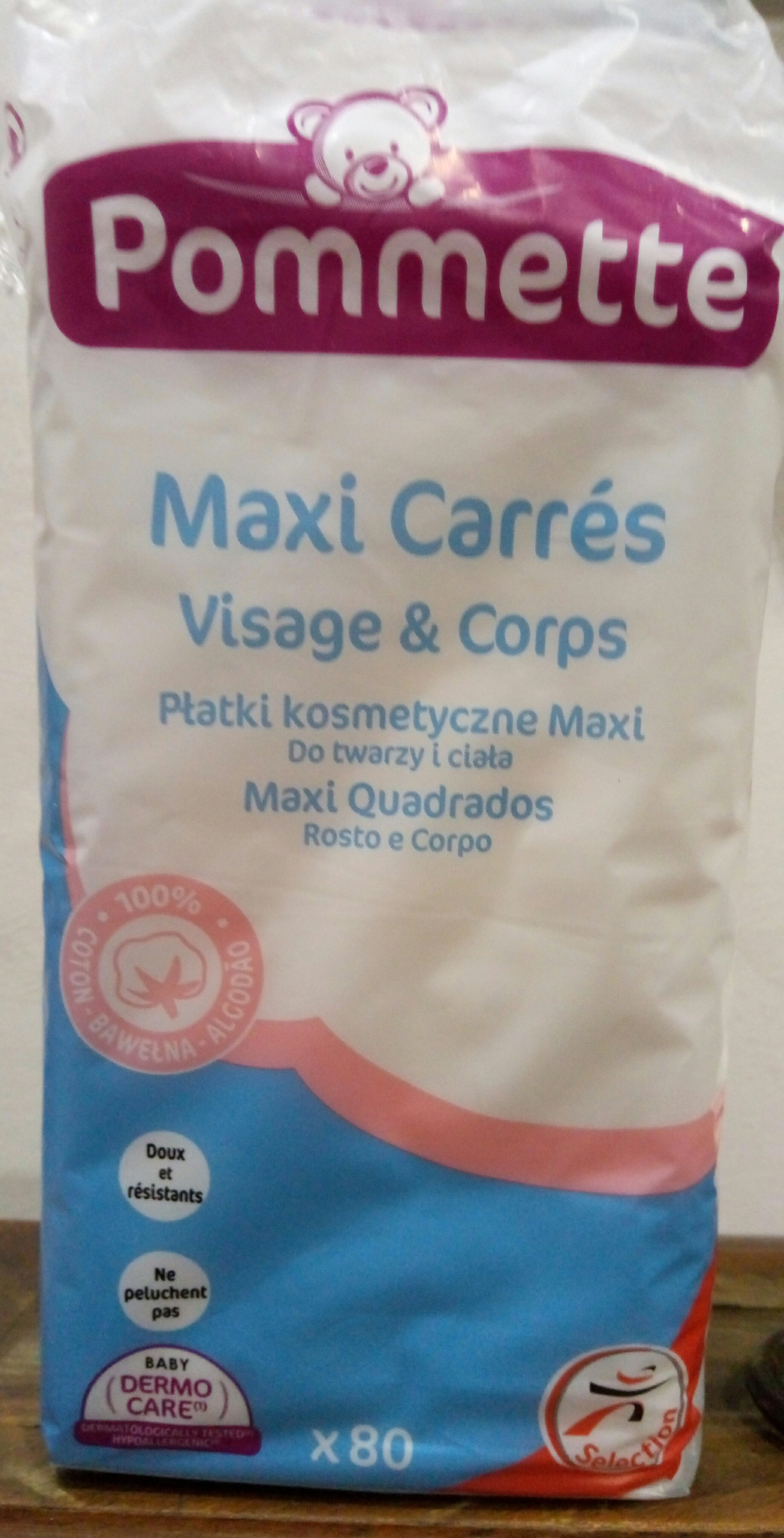 Maxi carrés Visage & Corps - Produit - fr