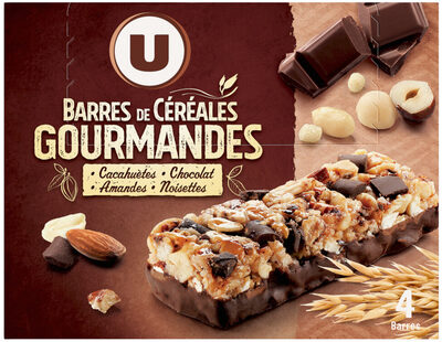 Barres de céréales chocolat cacahuètes - Product - fr