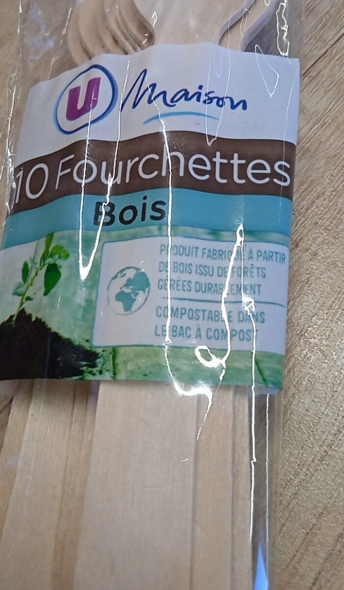 10 fourchette bois - Product - fr
