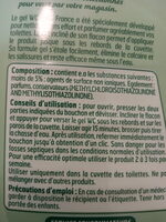 gel WC - Ingredients - fr