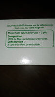 le réflexe vert mouchoir blanc 3 piles 100 % recyclés 100 mouchoirs - Ingrédients - fr