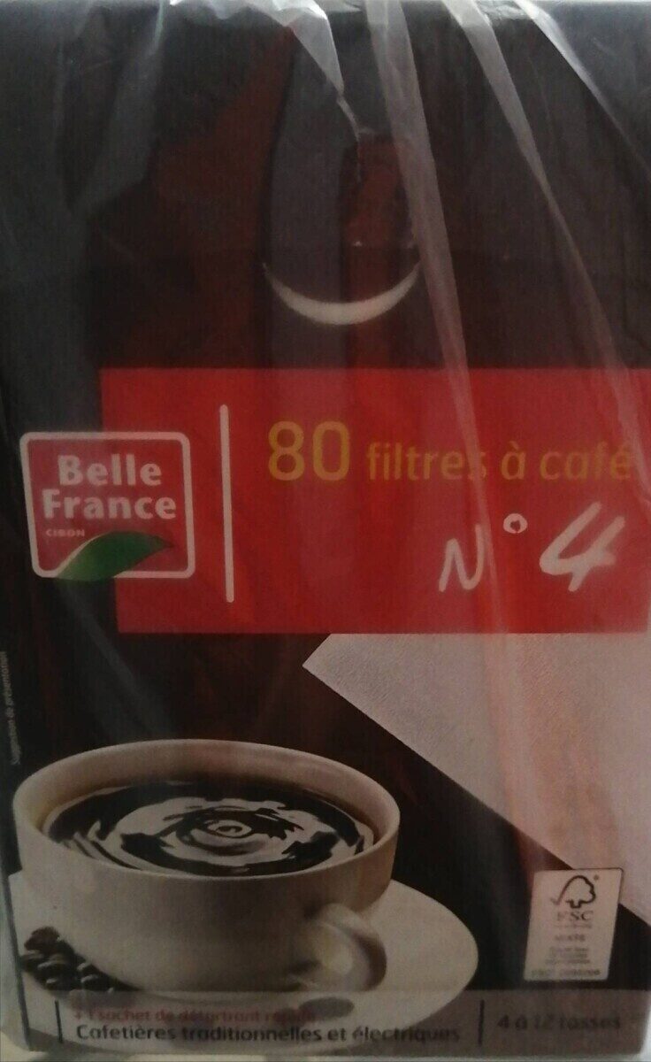 80 filtres à café - Produit - fr
