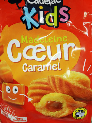 madeleine cœur caramel - Product - fr