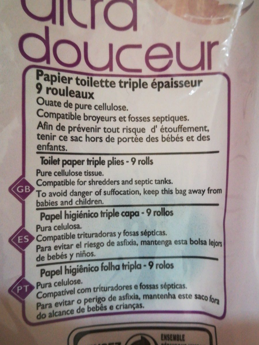 L.P Papier WC 3 Couches 9RLX - Ingredients - fr