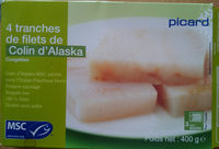 4 tranches de filets de Colin d'Alaska - Product - fr
