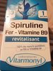 Fer, Vitamine B9 Et Spiruline Vitarmonyl, 30 Gélules, - Produit