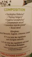 Aromasyl Desodorisant Aux 5 Plantes - Ingredients - fr