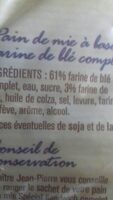 Allumettes - Ingrédients - fr