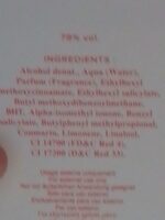 profumo - Ingredients - xx