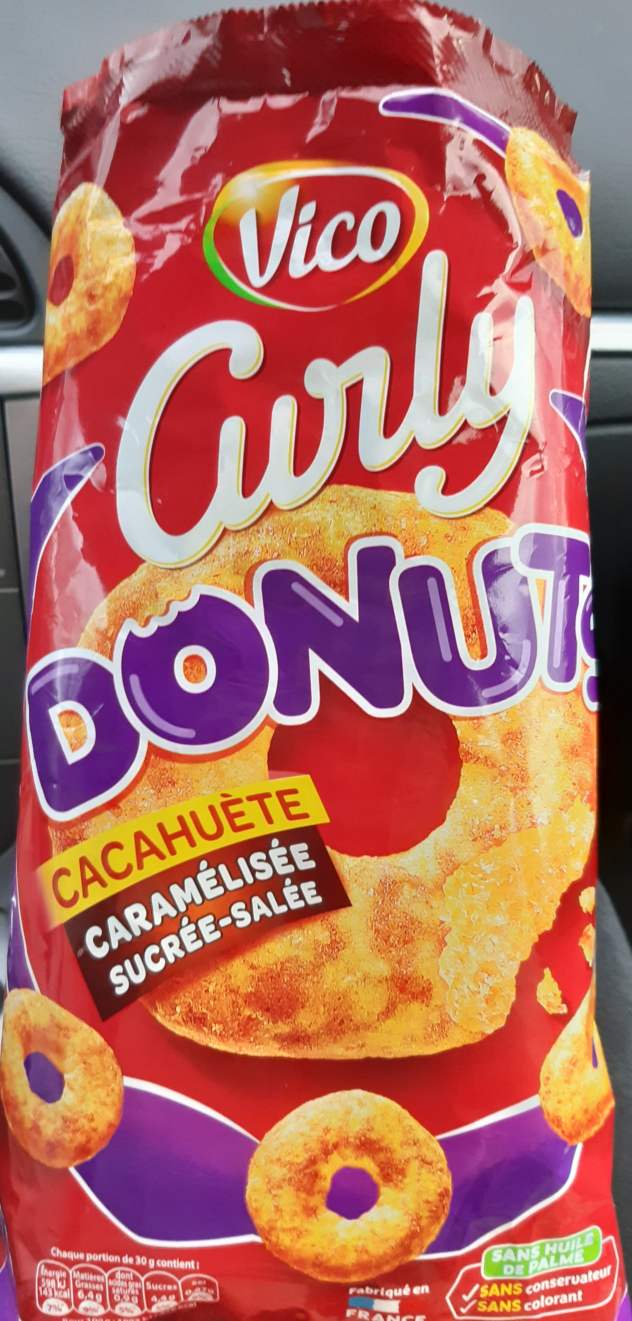 curly donuts cacahuète caramélisée - Produit - fr