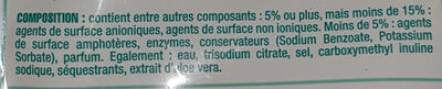 lessive liquide concentrée monoprix - Ingredients - fr