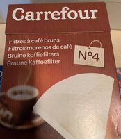 80 Filtres à Café Bruns N° 4 - Product - fr