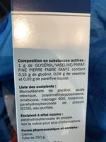 Glycérol Vaseline Paraffine - Ingredients - fr