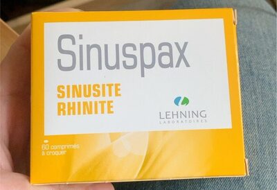 Sinuspax Rhinites Sunusites Medicament Homéopatique Lehning - Product
