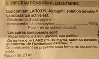 Amitriptyline - Ingredients - fr