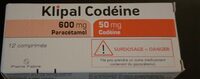 Klipal codéine - Product - fr