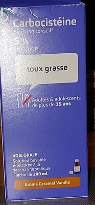 Carbocistéine toux grasse - Produit - fr
