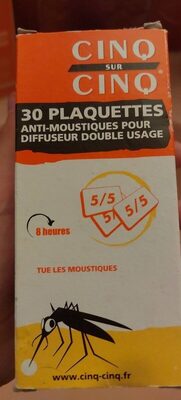 30 plaquettes anti moustiques - Product - fr