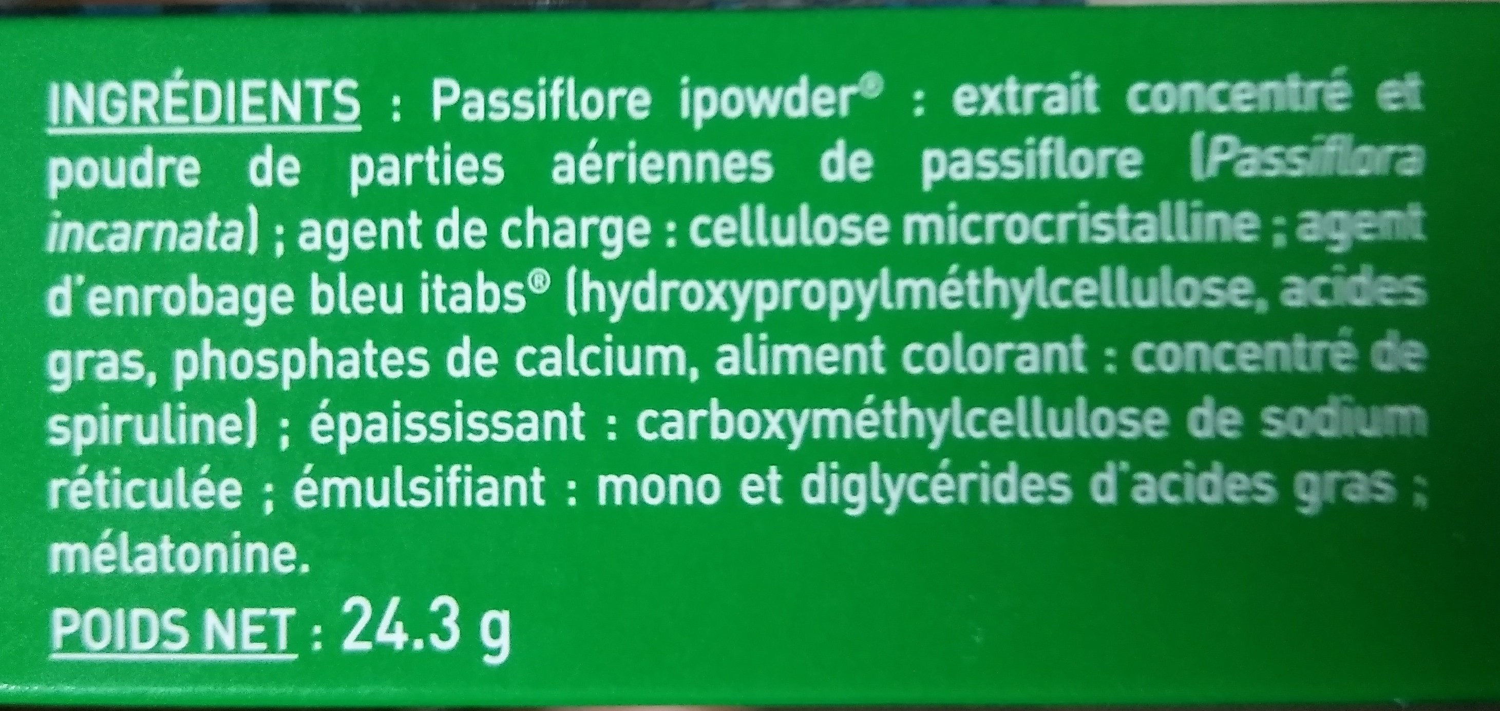 EuphytoseNuit - Ingredients - fr