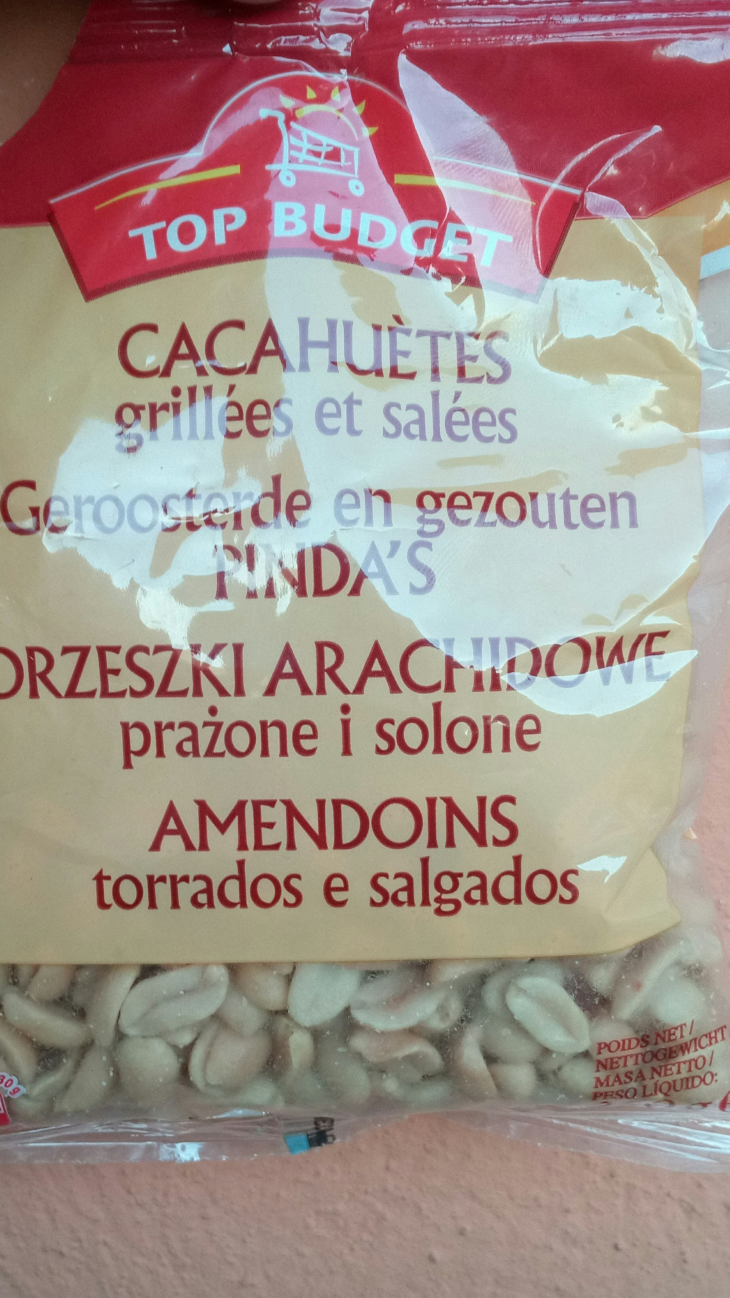 cacahuètes grillées et salées - Product - fr
