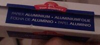 Papier aluminum - Product - fr