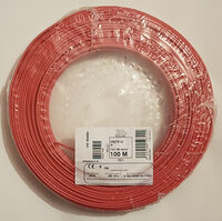 Fil Électrique Rouge 1,50 mm2 de 100m - Product - fr