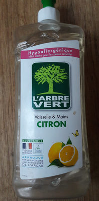 vaisselle et mains citron - Produit - fr