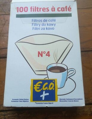 Filtre Café Eco+, N°4 x100 - Product - fr