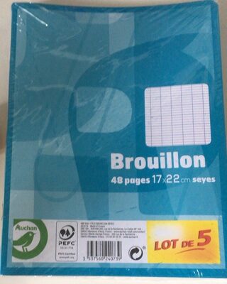 5 cahier brouillon - Product