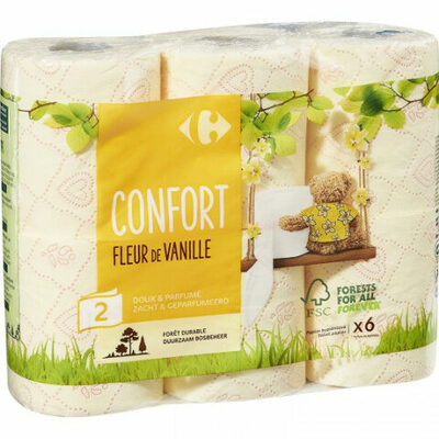 papier toilette confort fleur de vanille - Product - en