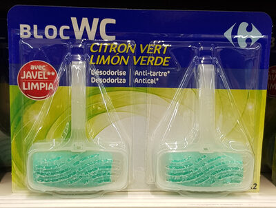 Double Bloc WC Citron vert carrefour - Product