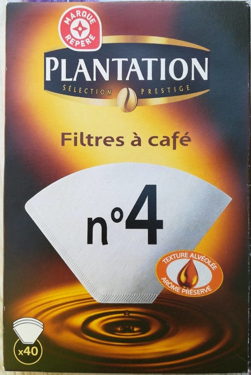 Filtres n°4x40 - Ingredients - fr
